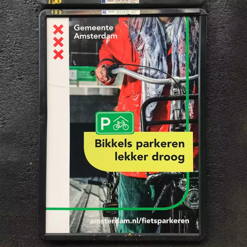 Campagne fietsparkeren gemeente Amsterdam