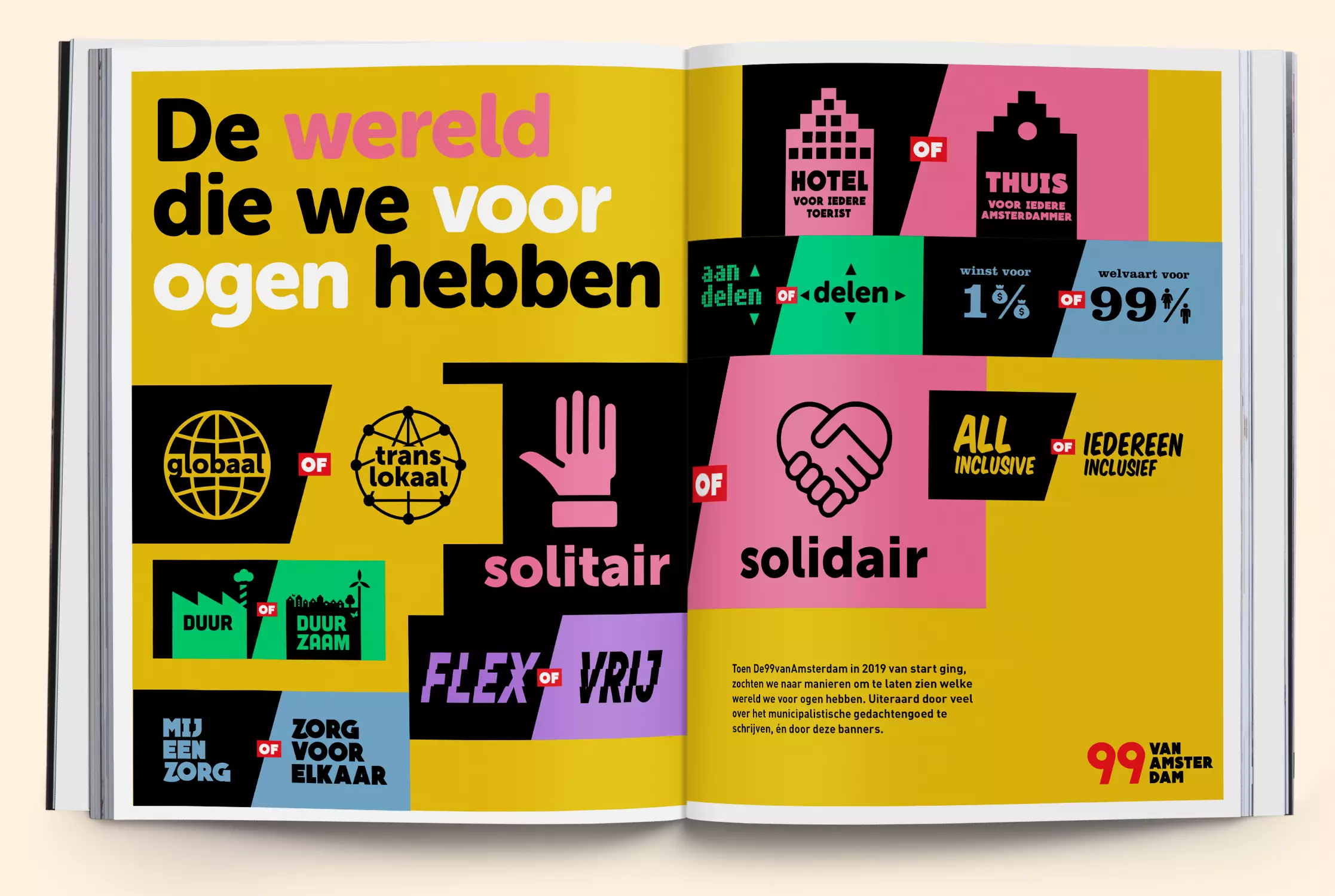 magazine 99 van Amsterdam - de wereld