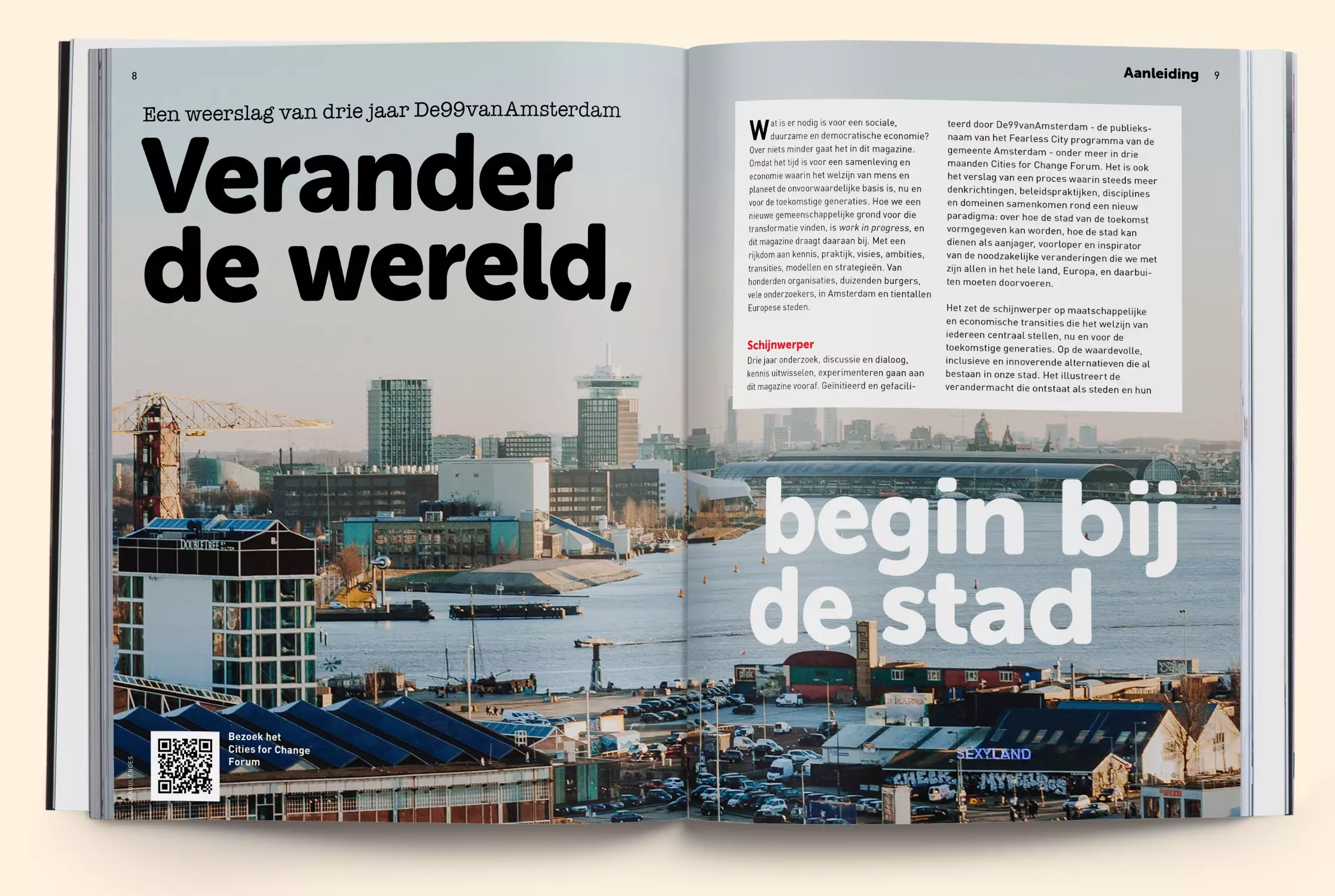 magazine 99 van Amsterdam -verander de wereld
