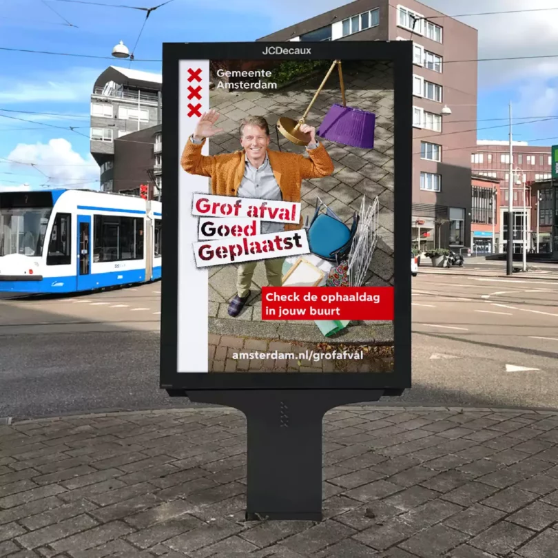 Campagne grof Afval gemeente Amsterdam