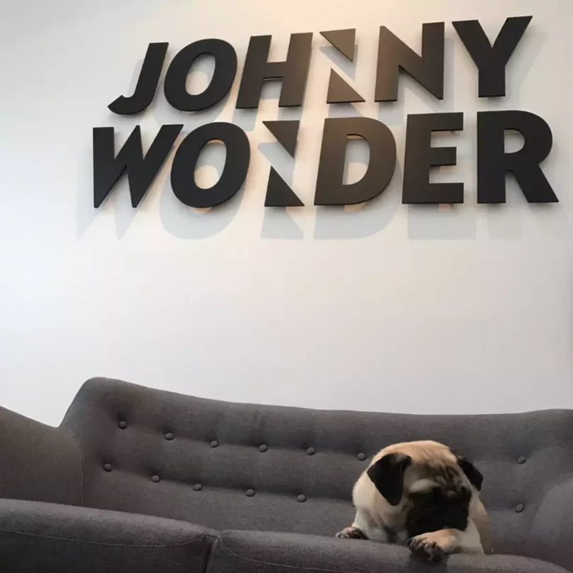 Huisstijl Johnny Wonder logo