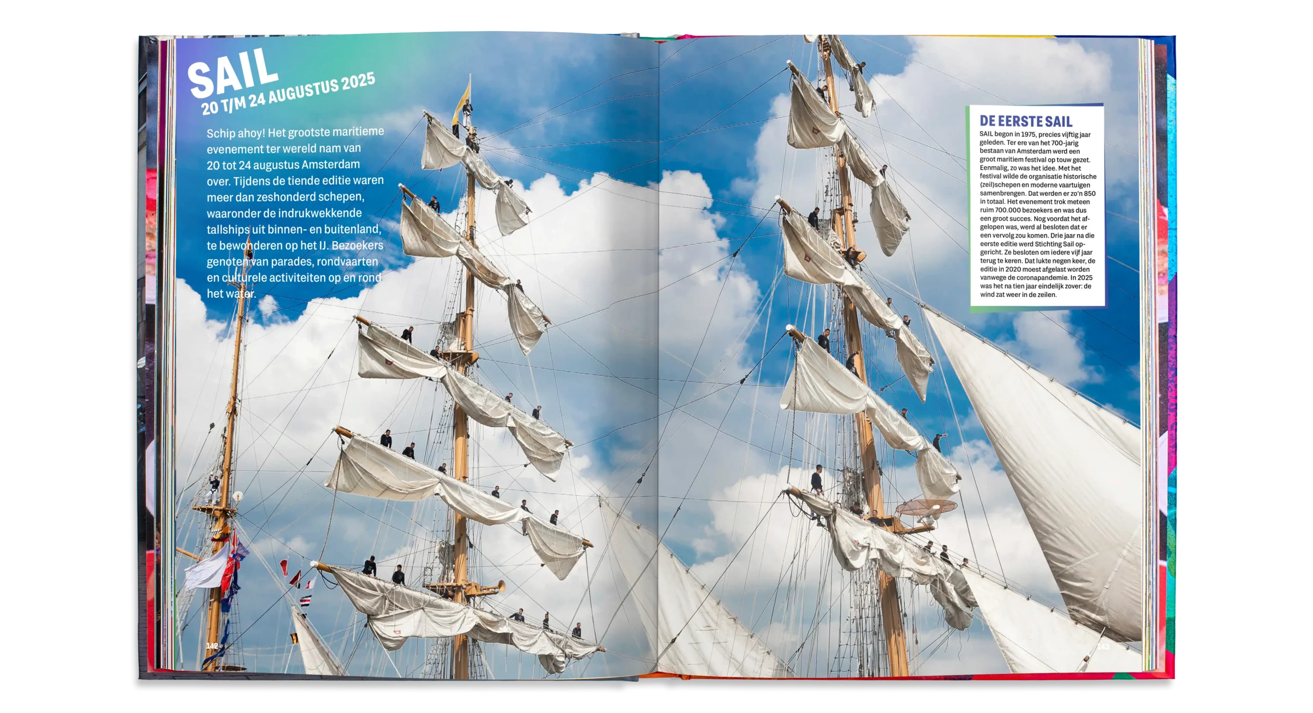 boek 750 jaar Amsterdam - sail 2025